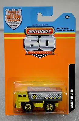 2013 Matchbox / Water Hauler / Yellow / 60th Anniversary • $4.99