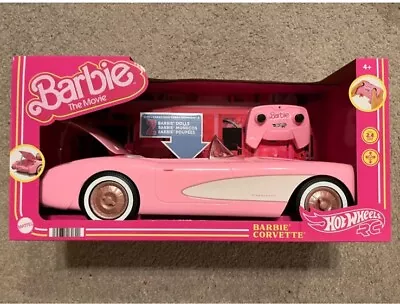 Barbie The Movie Hot Wheels RC Barbie Corvette Remote Control In Hand New 2023 • $134.18