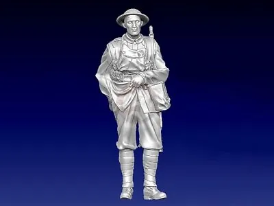 Resicast 1/35 British Infantryman 1917 WWI Standing Holding A Cigarette 357022 • $27.95