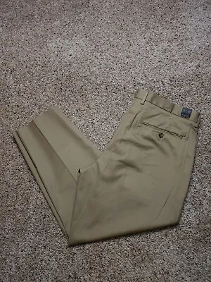 J. Crew Bowery Chino Pants 36X30 Mens Khaki Classic Fit Cotton Stretch NWT  • $34