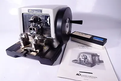 AO AMERICAN OPTICAL / Reichert 820 SPENCER MICROTOME With BLADE HOLDER • $489