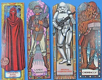 BOOKMARK Lot - Stormtrooper Chewbacca Emperor's Guard Lando '83 Vtg Star Wars • $24.99