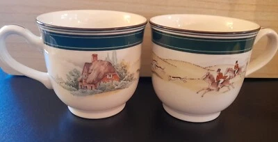 £0.99 • Buy 2 X Keltcraft By Noritake Pursuit Tea Cup Set Pair Hunting Scenes Ireland 9170