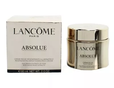 Lancome Moisturising Cream Absolue Rich Cream With Grand Rose Extracts 60ml • £99.99