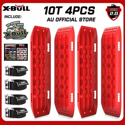 X-BULL Recovery Tracks Boards Sand Track Mud Tracks Snow 10T 4PCS 4WD 4X4 Tracks • $139.90