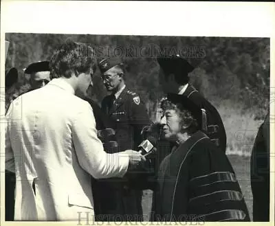 Press Photo Educator Interviewed At Siena College Loudonville New York • $19.99