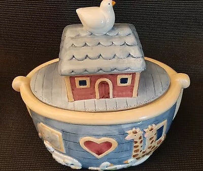 Vintage Noah's Ark Susan Winget Ceramic Cookie Jar 12 X12  • $19.99