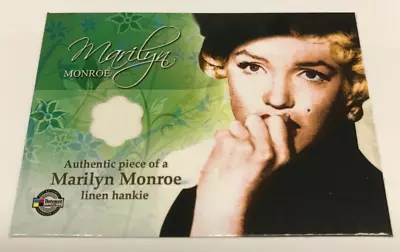 2007 Breygent Shaw Family Archive Marilyn Monroe Authentic Memorabilia Card Mp3 • $175