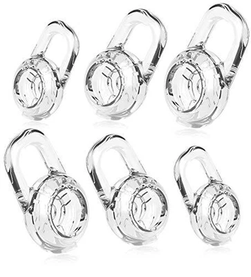 $11.52 • Buy 6 Clear Small Medium Large Eargels For PLANTRONICS Discovery 925 975 Wireless...
