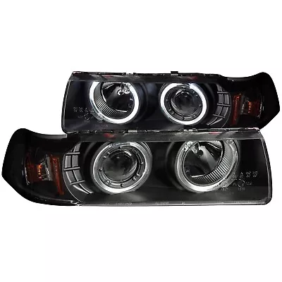 Anzo USA 121325 Projector Headlight Set W/Halo Fits 1992-1998 BMW 3 Series E36 • $290.99