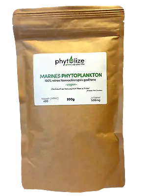 Marine Phytoplankton 335 Capsules/200g Vegan Omega-3 SUPERFOOD Algae • $91.55