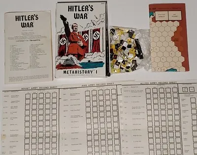 Hitler's War Metahistory 1 The Game Of European Conflict Metagaming WW2 Read Des • $39.99
