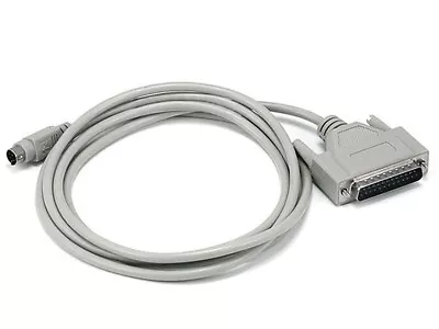 Mini DIN 8 Pin Male To DB25 Male For Mac To Imagewriter I Printer Cable 6FT • $7.95