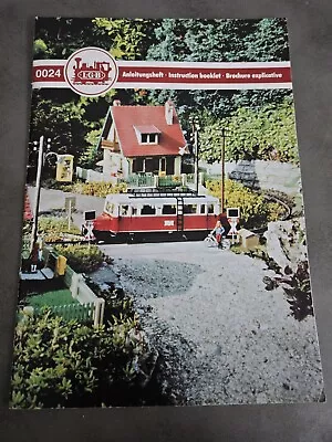 LGB 0024 Anleitungsheft Instruction Booklet Train Layout 1983 Plans & Catalog • $14.99