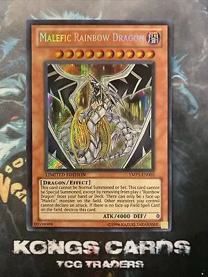 YMP1-EN005 Malefic Rainbow Dragon Secret Rare Limited Edition Yugioh NM • $6.78