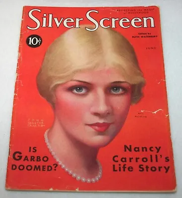 Vintage Hollywood 1931 SILVER SCREEN Movie Magazine #8 Ann Harding Cover • $24.99