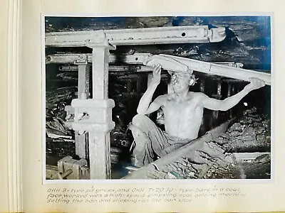 Original Old Photo ~ Man Working At Coal Face ~ Coal Mining (ref:2) • £29.95