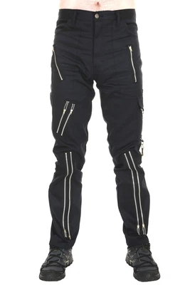 £37.99 • Buy Tiger Of London Mens Zip Bondage Pants In Black Cotton. Punk Rock.