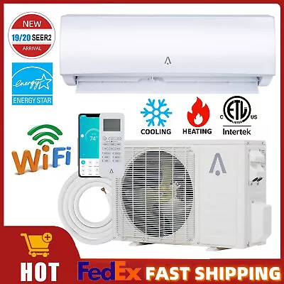 24000 Btu Mini Split Air Conditioner Heat Pump 19 20 Seer Inverter Smart Ac 220v • $979.99