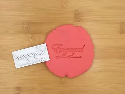 $7.56 • Buy Engaged Wedding Engagement  Cookies Stamp Party Fondant Embosser