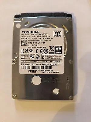 Hd 500 Gb Toshiba Mq01abf050 Sata 2.5  • £14.99