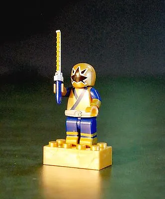 Power Rangers Mega Bloks Series 1 Metallic Samurai Gold Ranger Rare • $1.50