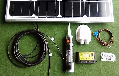 80 WATT SOLAR PANEL KIT MOTORHOME VW CAMPER VAN CARAVAN BONGO LCD Controller 80w • £129.99