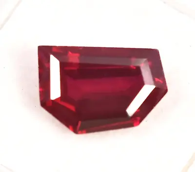 6.80 Ct Natural Pigeon Blood Red Mozambique Ruby Fancy Cut Certified Gemstone • £37.13