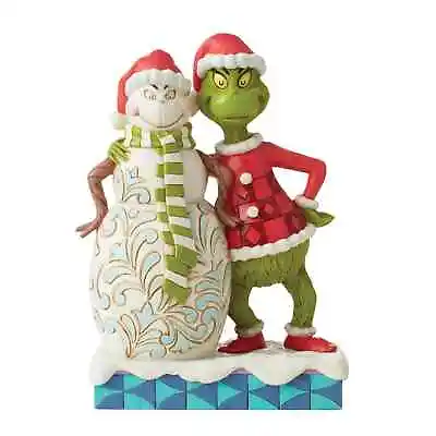 $76.41 • Buy Jim Shore GRINCH WITH GRINCHY SNOWMAN FIGURINE 6012695 BRAND NEW 2023