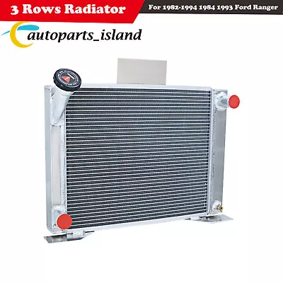 3 Rows Radiator For 1982-1994 1984 1993 Ford Ranger Pickup V8 Engine 2.3L HH • $159