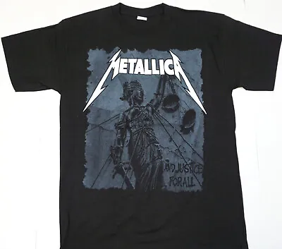 METALLICA And Justice For All T-shirt Heavy Metal Tee Adult Men's Black New • $16.99