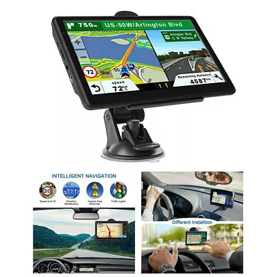 7'' GPS Navigation Tracking For Car Truck Navigator Map Touchscreen EU AU US CA • $51.58