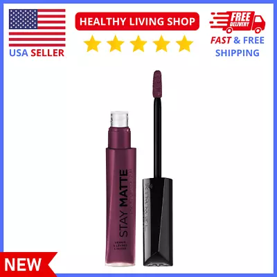 Vibrant Plum Matte Lip Liquid Stick - Long-Lasting Beautiful Lipstick • $7.47