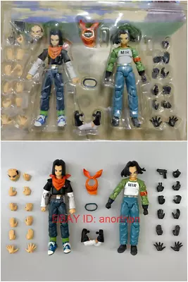 Class E Adventurer Dragon Ball Andorid 17 18 1/12 Scale Action Figure Toys Gift • $99.99