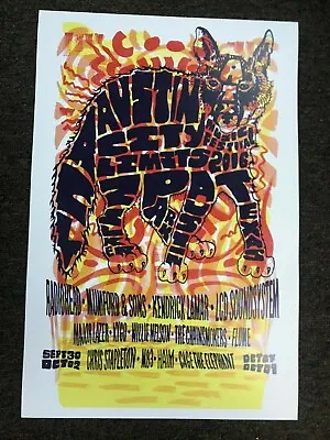 $9.99 • Buy Austin City Limits 2016 Cardstock Concert Lineup Poster 12  X 18  Radiohead 