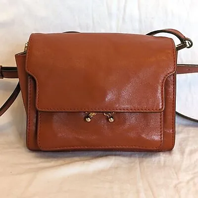 Marni Brown Trunk Soft Mini Bag • $375