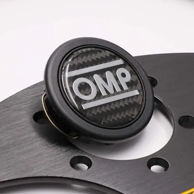 JDM Carbon Fiber OMP Car Sports Steering Wheel Horn Button Switch Push Cover • $19.80