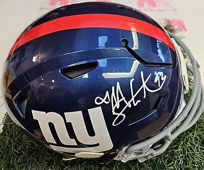 Michael Strahan Autographed Full Size Authentic Speed Flex Helmet • $750