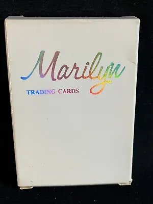 Vtg Marilyn Monroe Trading Cards Full Set 1991 Silver Screen England Pin Up • $30