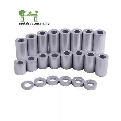 New Aluminum Spacer Bushing 5/16  OD X 11/64  ID--Fits M4 Or #8 Screws • $8.94