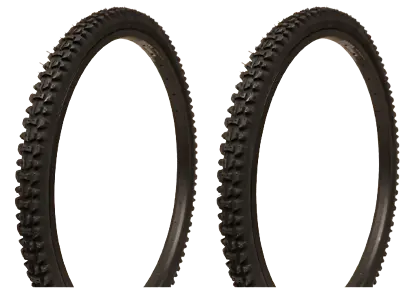 2 Pack Deli MTB Mountain Bicycle Tire 26  X 2.0  Black S159 Pair • $44.99