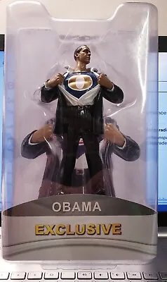 Obama Super  O  Superman Figure Exclusive President Gold New • $35