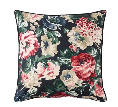 Ikea Cushion Cover Leikny Pillow Black Multicoloured 50 X 50cm NEW • £9.98