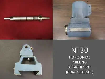 Horizontal (Right Angle) Milling Attachment (Complete Set)- NT30 • $1500