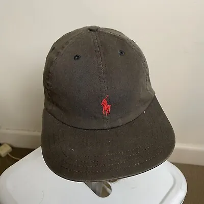 Polo Sport Ralph Lauren Black Logo Hat OSFA Embroidered Skate Flex Fit Cap • $50