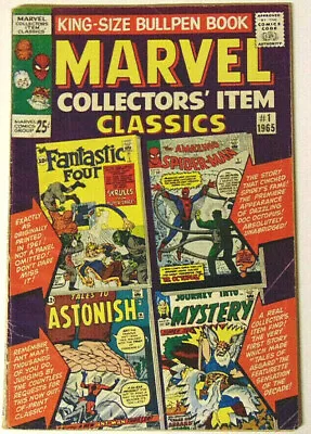 Marvel Collectors Item Classics #1 VG 1965 Spider-Man Ant-Man Thor Fantastic 4 • $29.28