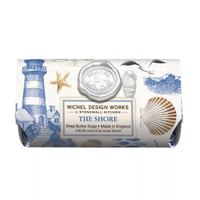 Michel Design Works Large 8.7 Oz Artisanal Bar Bath Soap Beach Ocean The Shore • $12