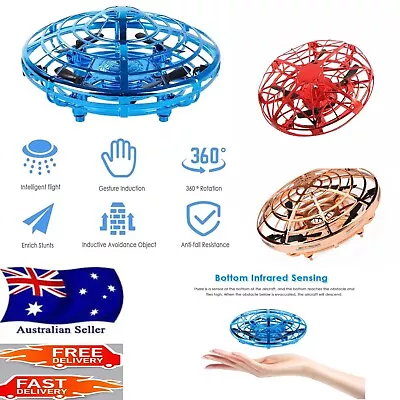 $34.95 • Buy Mini Smart Flying Drone Kids Hand Motion Control UFO Ball Flying Aircraft Toys