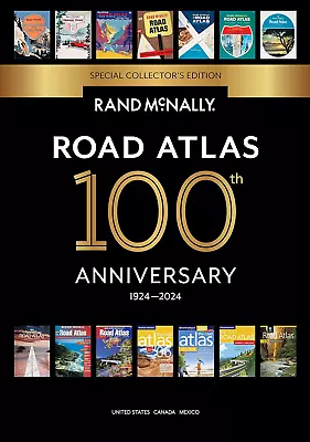 2024 Road Atlas: USA  Canada Mexico:100th Anniversary Rand McNally Road Atlas. • $15.99