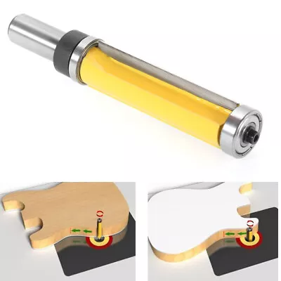 £15.48 • Buy 1/2'' Shank Top & Bottom Bearing Milling Flush Trim Template Pattern Router Bit